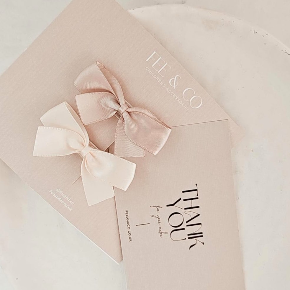 satin bows set