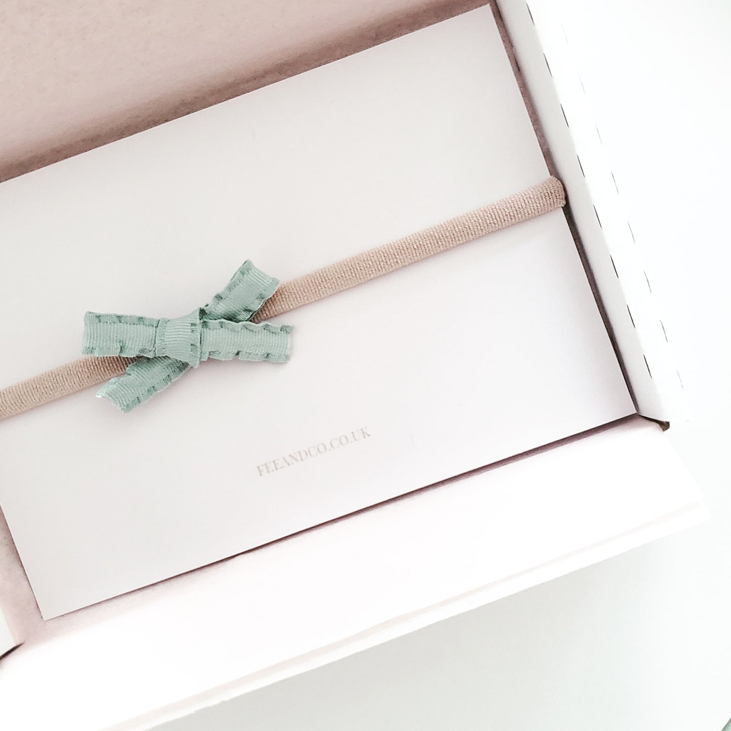 Pretty sage headband