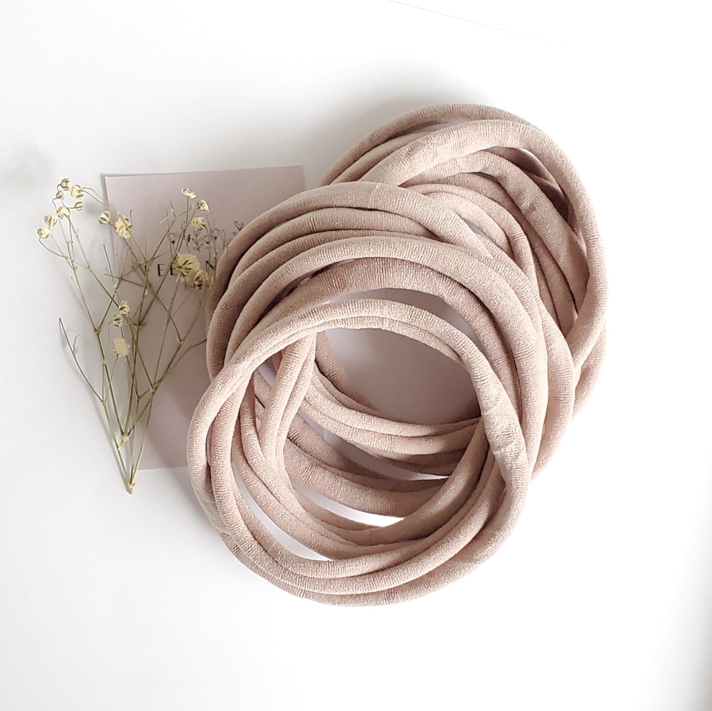 Add on Tan Nylon headband